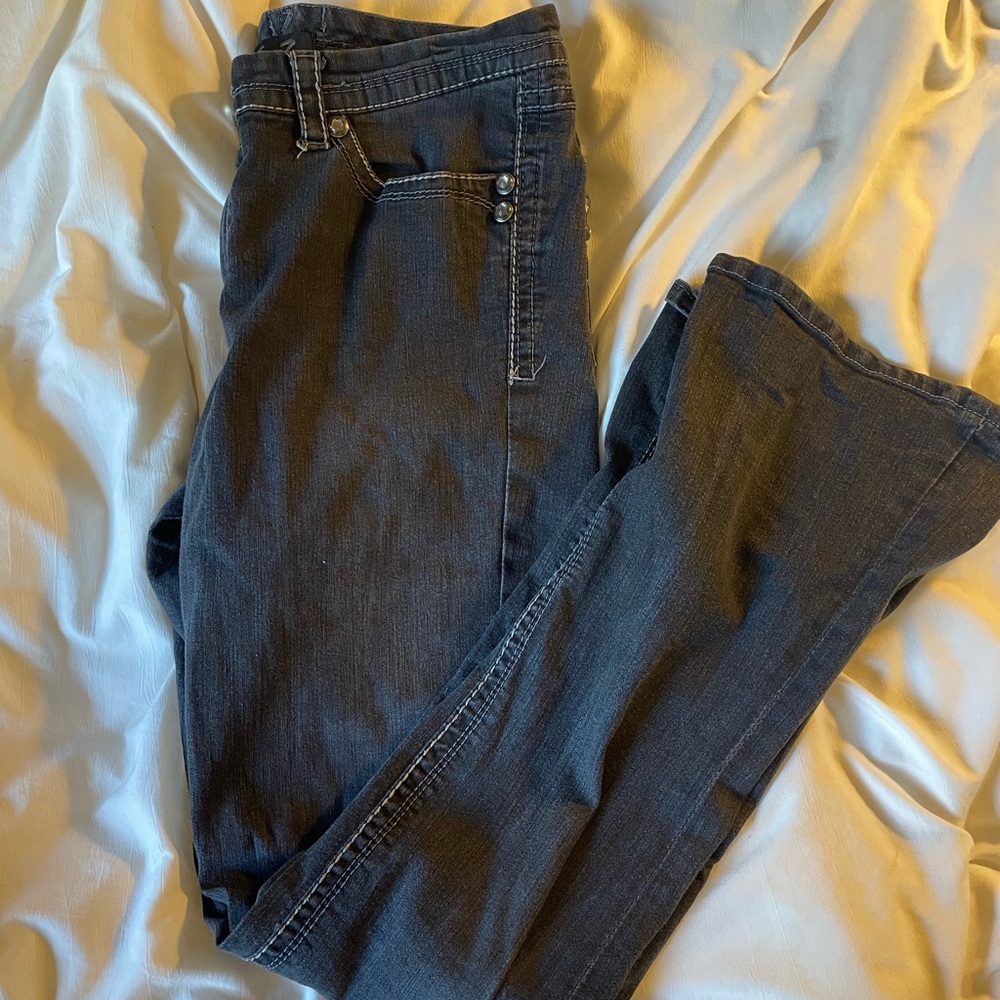 Vintage Black Flared Jeans
